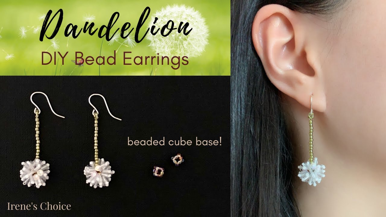 How to Make Dandelion Bead Earrings