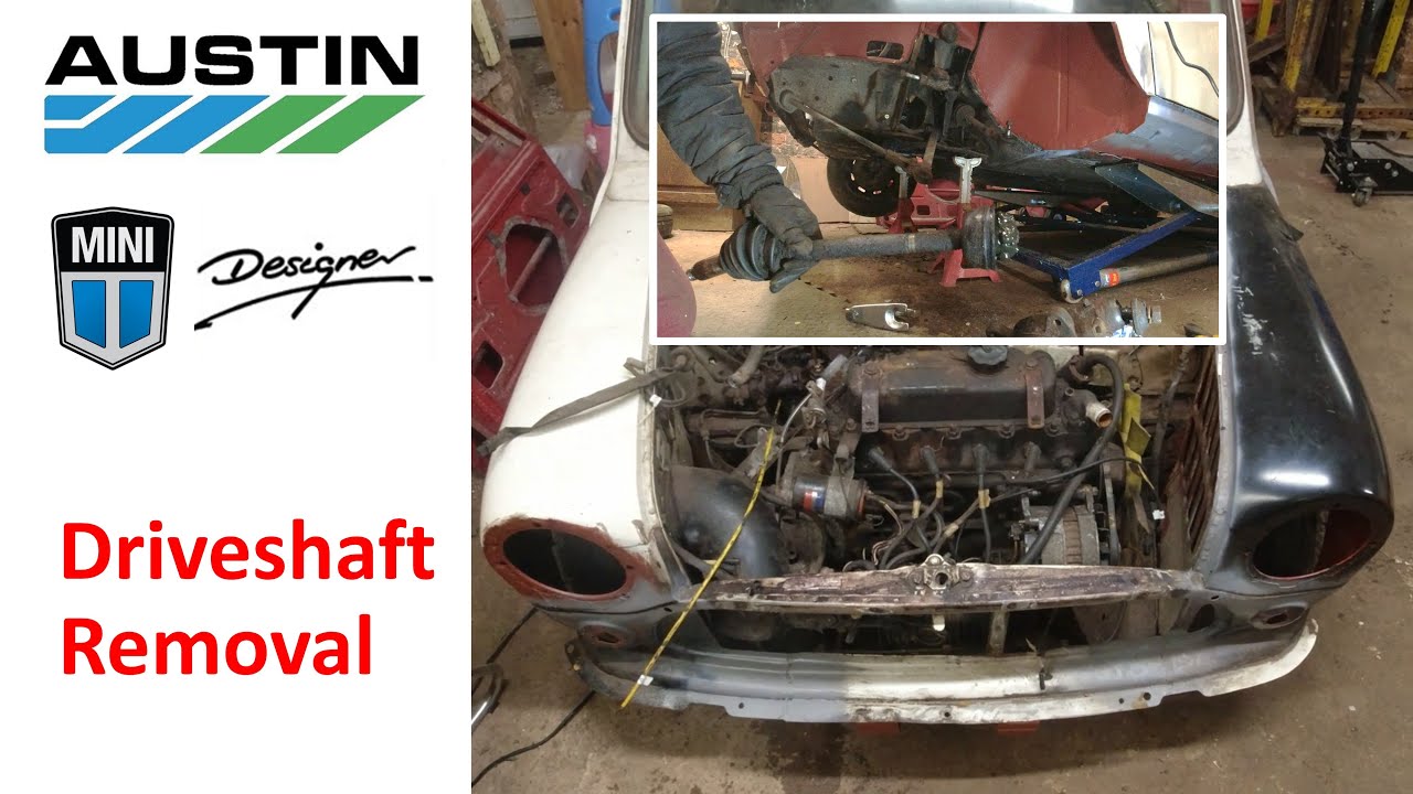 Project Designer EP51 - Classic Mini driveshaft removal. 1989 Austin Mini Designer special edition