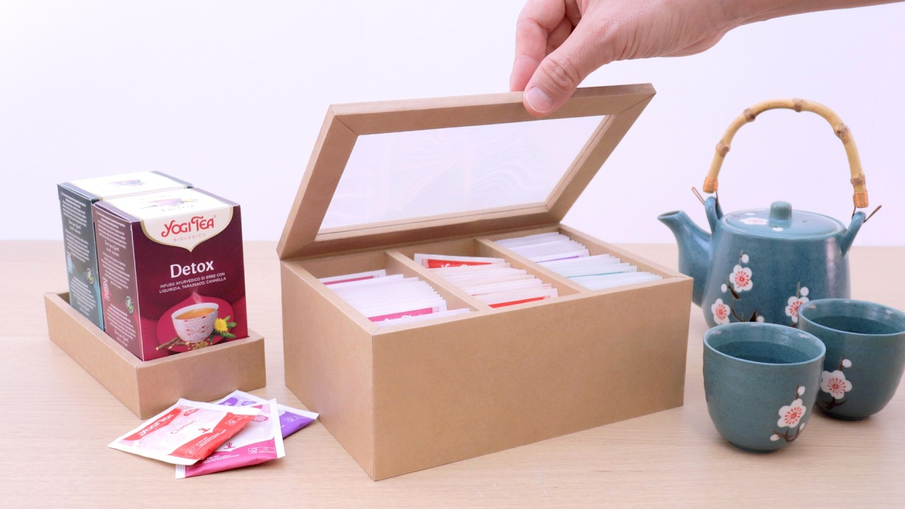 How to Make a Tea Box from Upcycled Cardboard