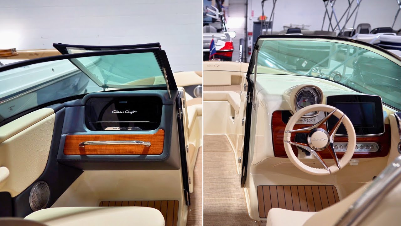 2025 Chris Craft Sportster Vs. 2024 Launch 25 GT - Visual Comparison