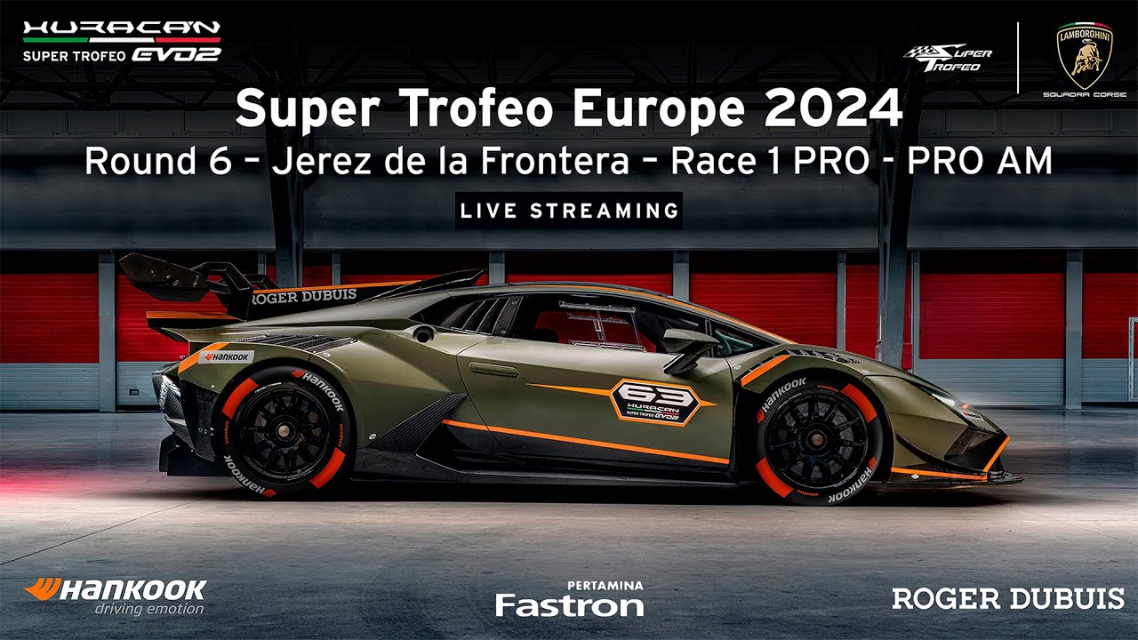 Lamborghini Super Trofeo Europe 2024 – Jerez de la Frontera, Race 1 PRO PRO-AM