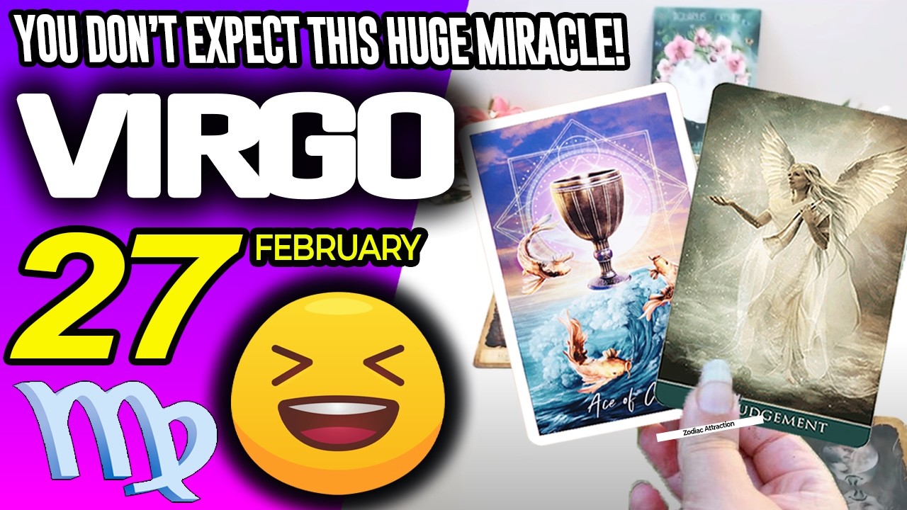 Virgo ♍🍀YOU DON’T EXPECT THIS HUGE MIRACLE❗️💖 horoscope for today FEBRUARY 27 2026 ♍ #virgo tarot