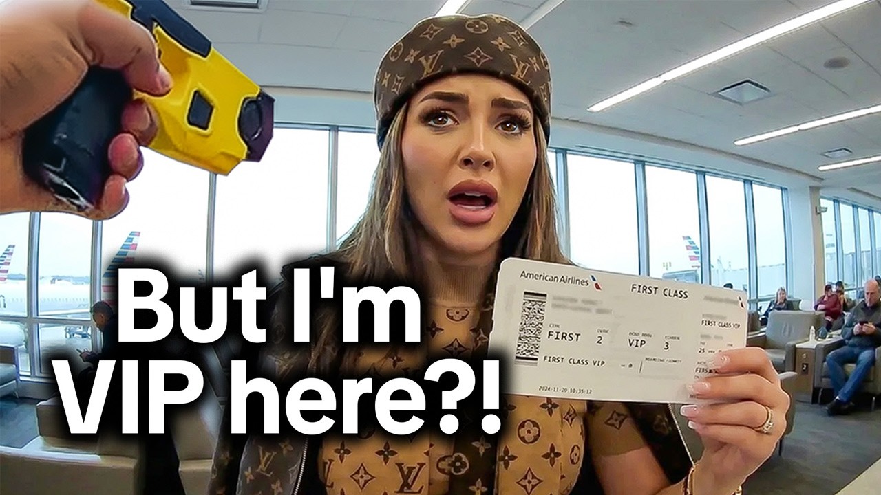When Dumb VIP Passengers Think They Run the Airport, End in Handcuffs