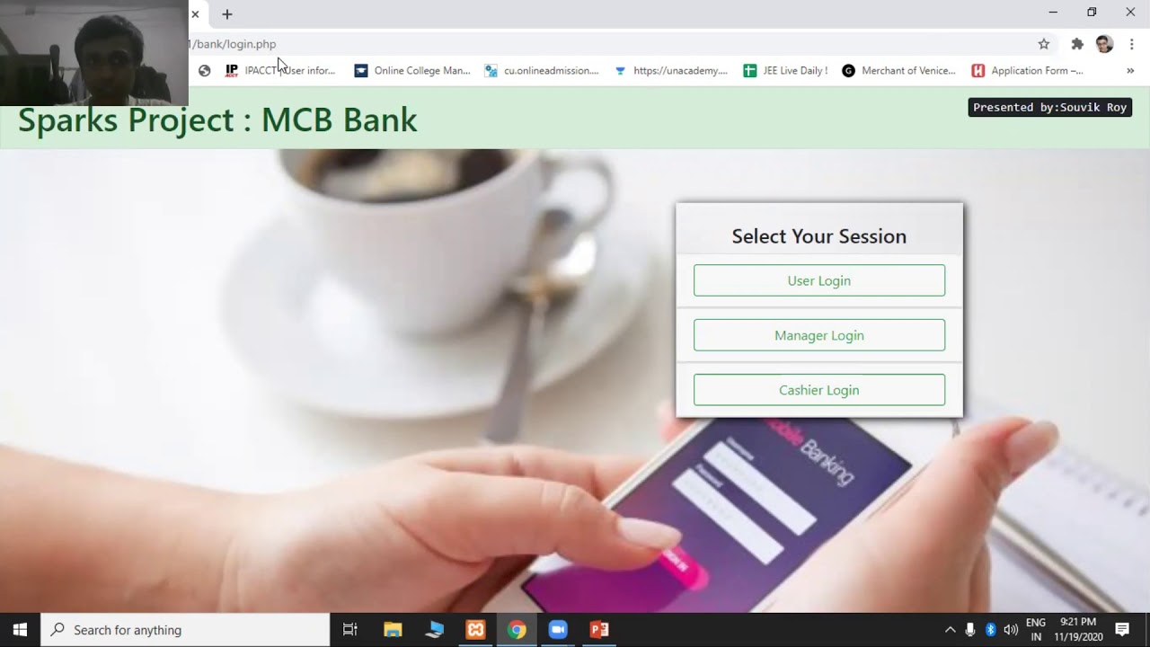 Basic Banking System | The Sparks Foundation | 