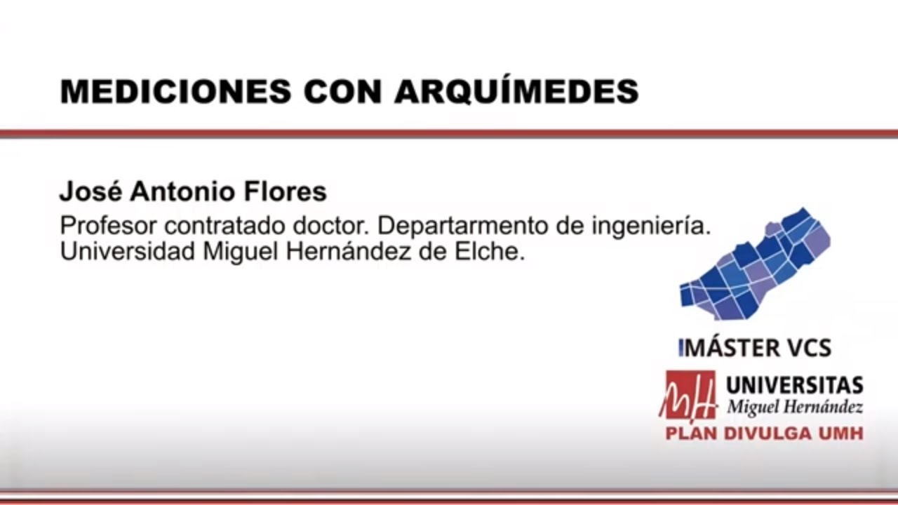 MEDICIONES CON ARQUÍMEDES