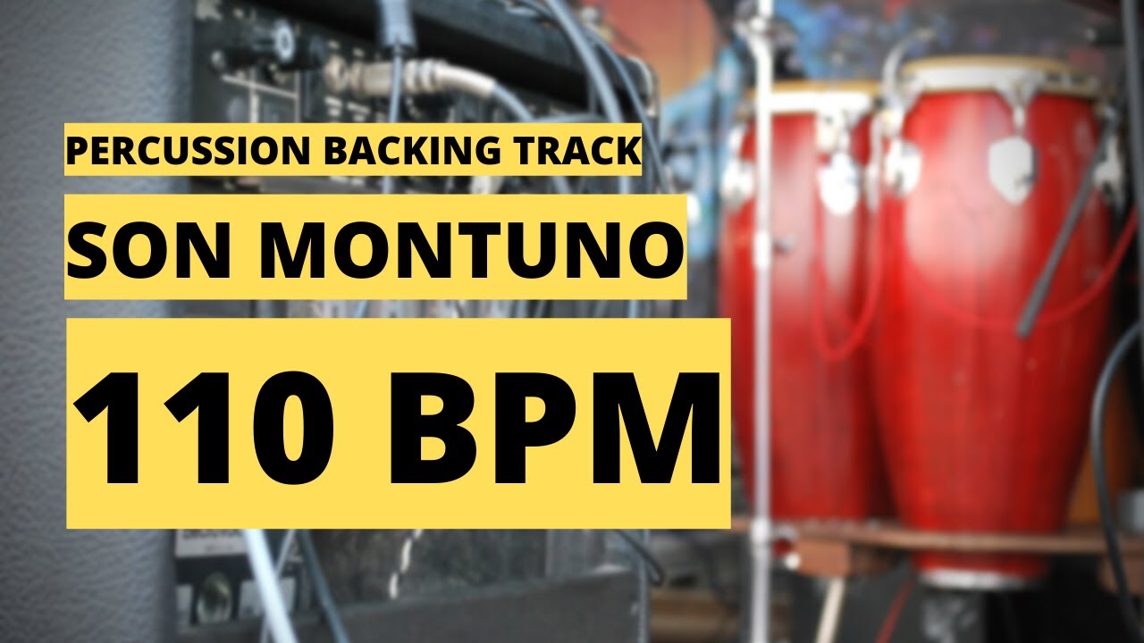 Son Montuno Backing Track | Percussion Metronome | 110 BPM