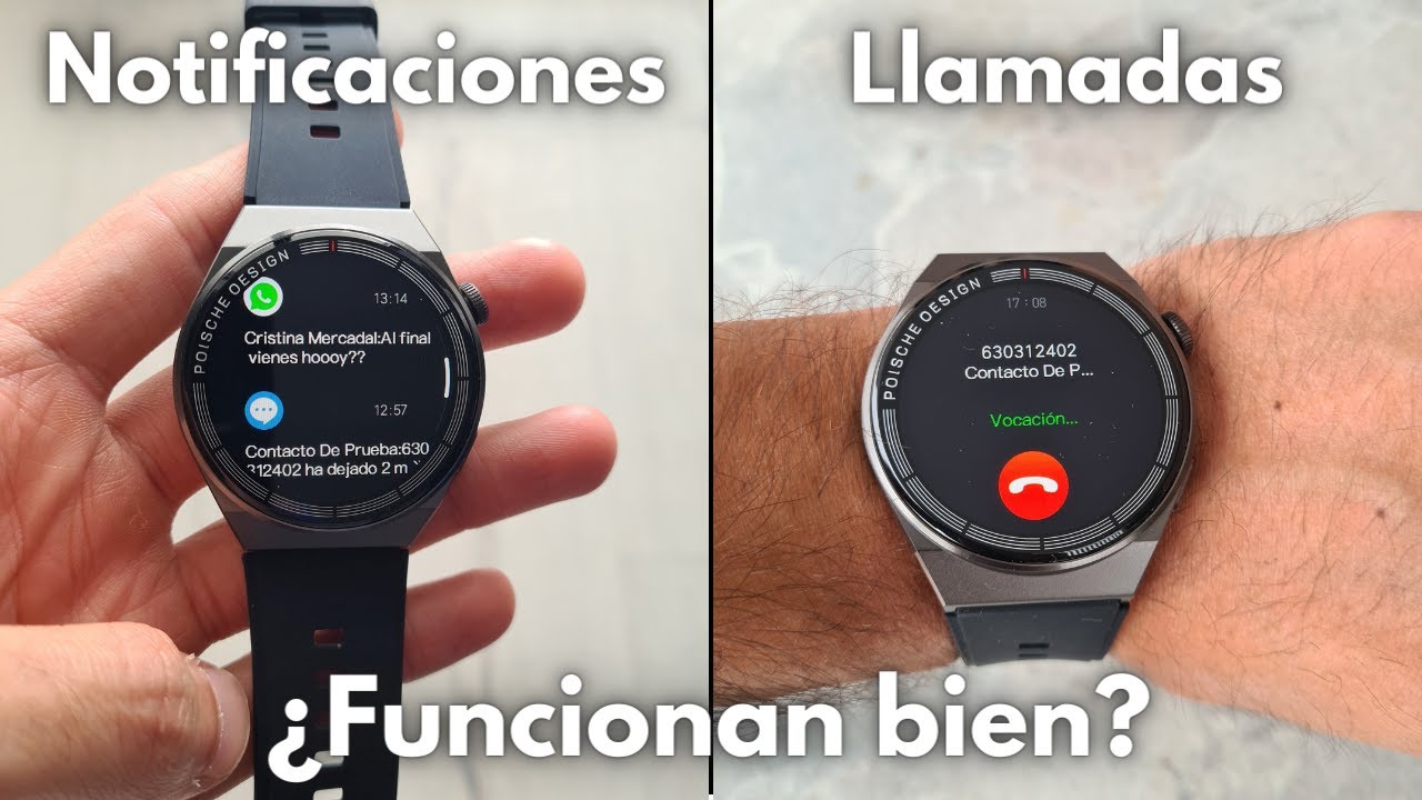 ¿Cómo Funcionan las Notificaciones y Llamadas en el smartwatch GT3 Max Porsche?