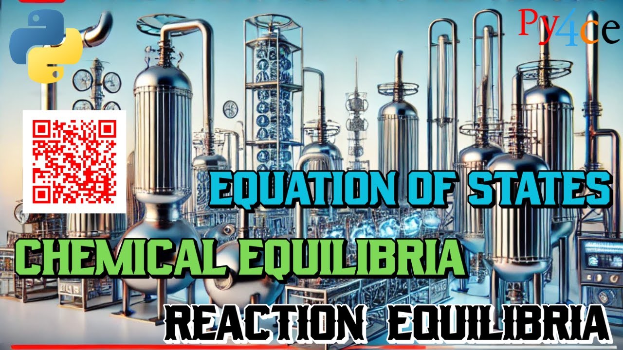 ⁣04 - Solving Equations of State || Chemical Equlibria || Chemical Reaction Equilibria with Python