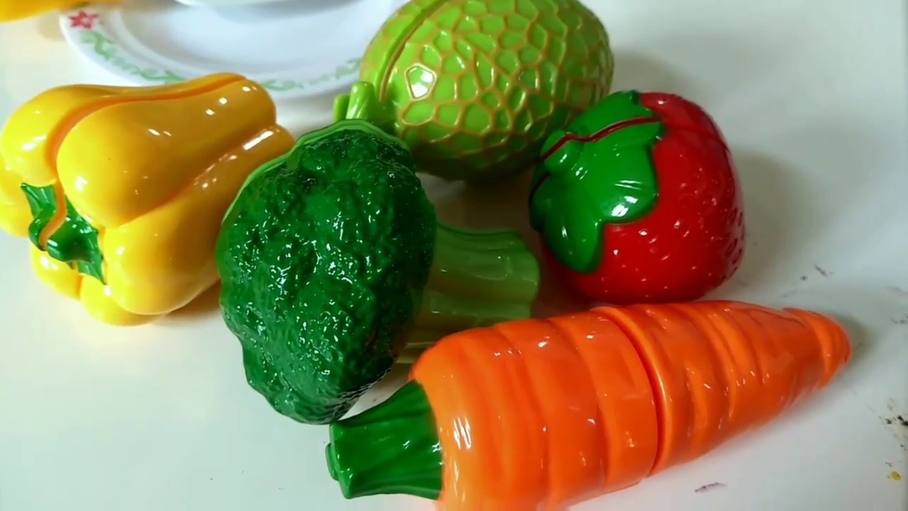 Potong-Potong Buah dan Sayuran Mainan seru banget!!!
