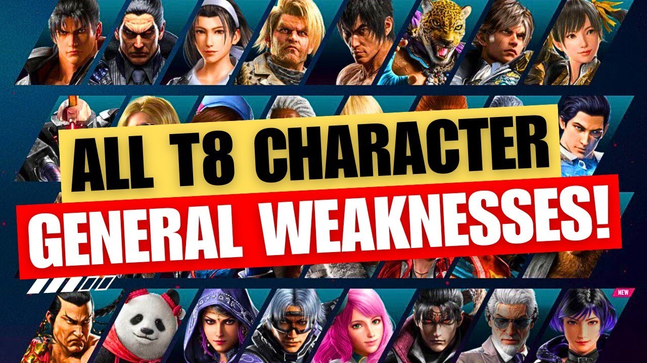 EVERY Character's GENERAL WEAKNESS In TEKKEN 8!