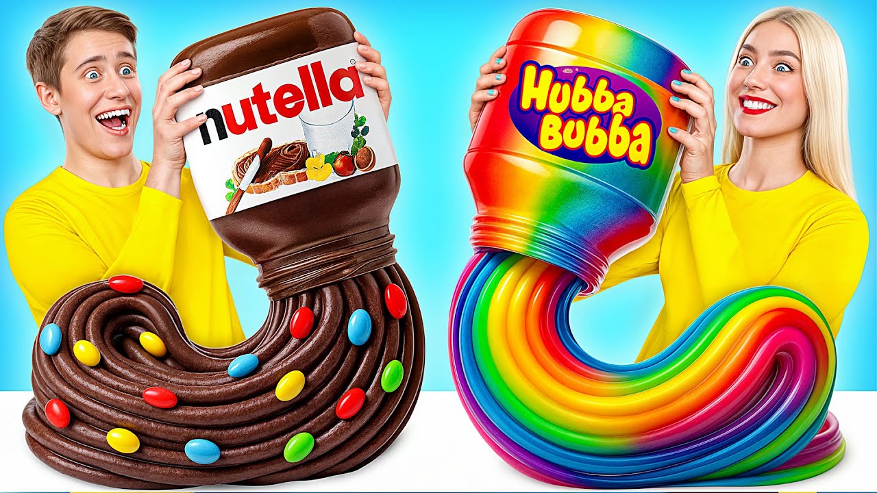 Жевательная Резинка vs Шоколадная Еда Челлендж | Удивительные Лайфхаки и Хитрости Multi DO Challenge