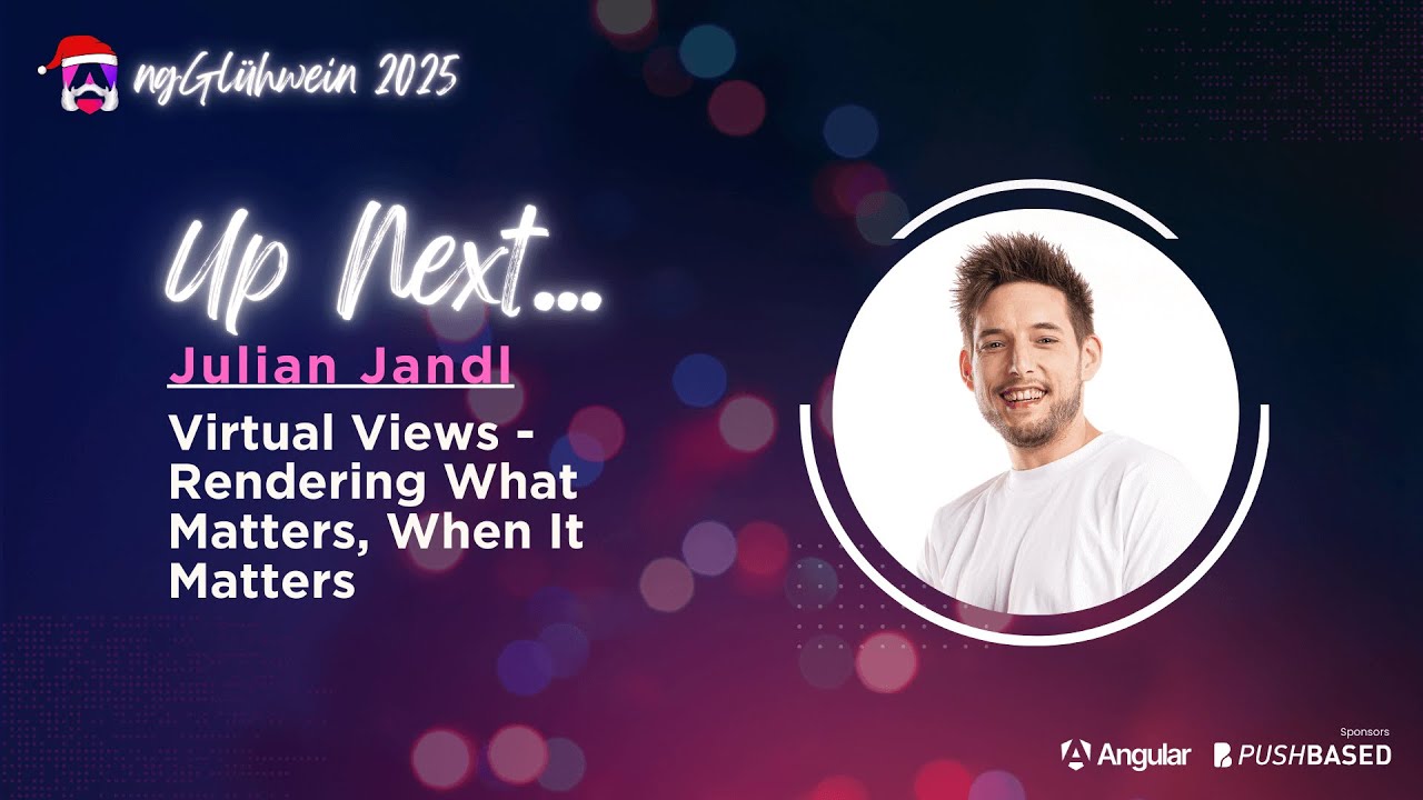 Julian Jandl | Virtual Views - Rendering What Matters, When it Matters | NgGlühwein 2025