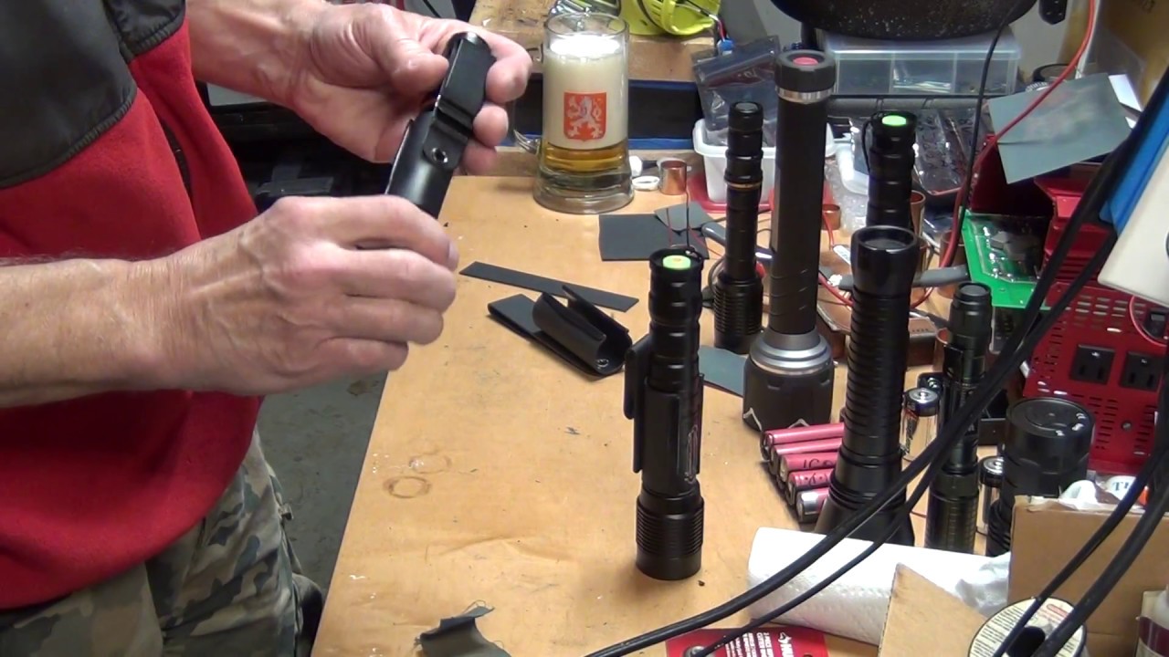 Kydex flashlight holster