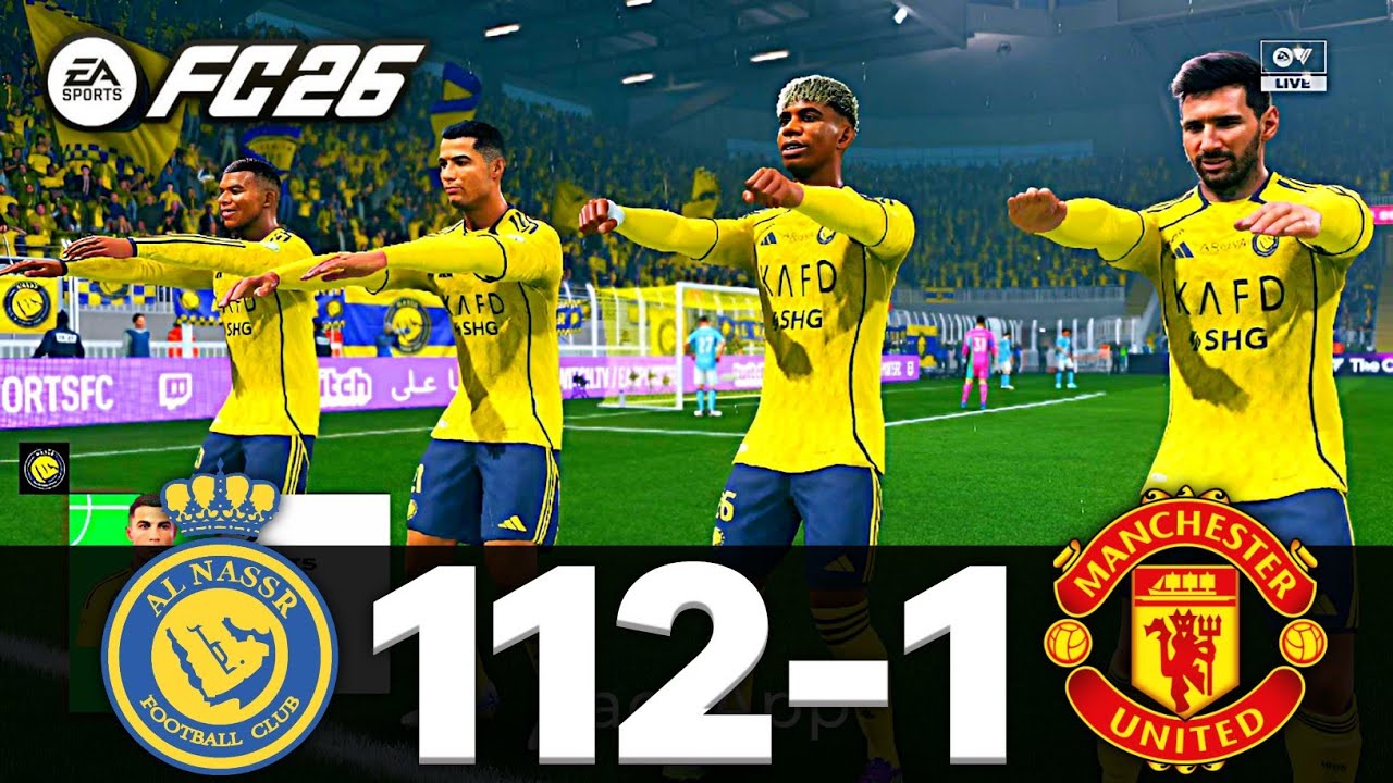 FIFA 26 — МЕССИ, РОНАЛДУ, МБАППЕ, НЕЙМАР, ВСЕ ЗВЕЗДЫ | АЛЬ-НАССР 100-1 МАНЧЕСТЕР Юнайтед
