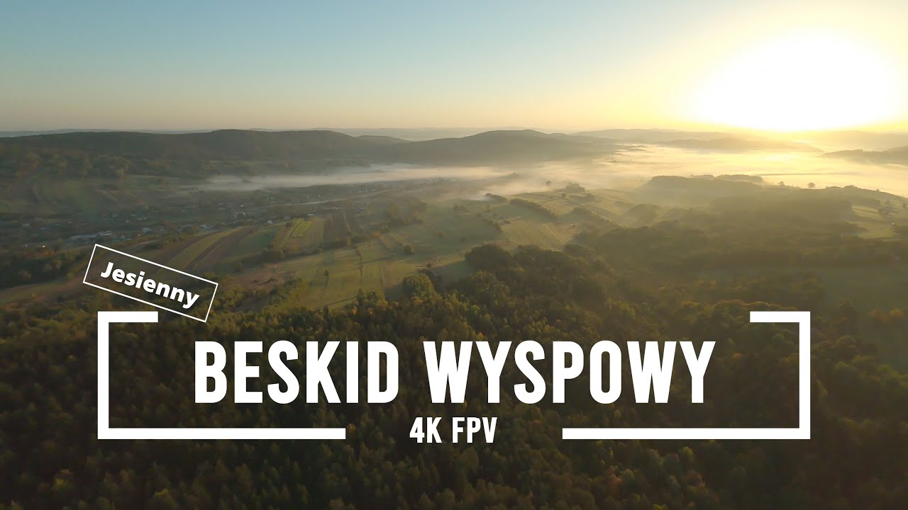 Beskid Wyspowy jesienią - Zagroda na Pacanach, 4K cinematic FPV