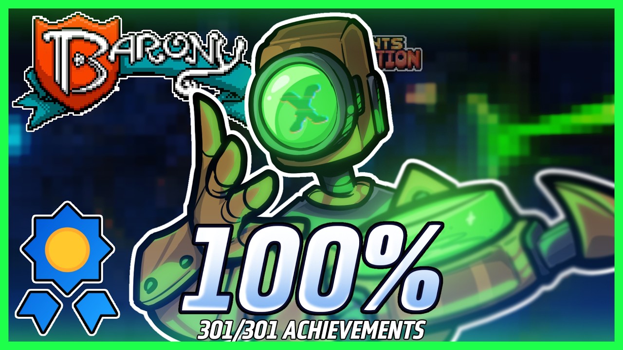 I finally unlocked all achievements in Barony