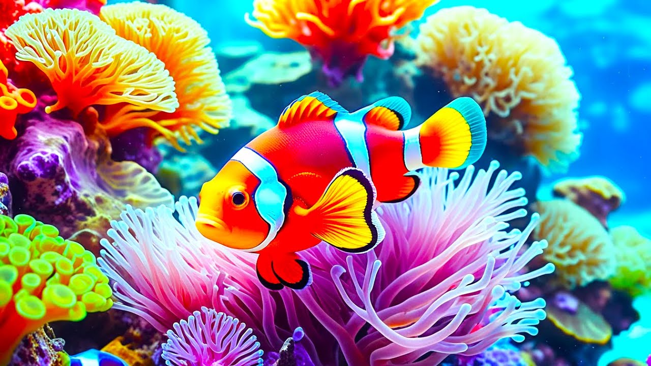The Best 4K Aquarium - Explore the Stunning World of Sea Jellyfish and Beautiful Coral Reef Fish. #8