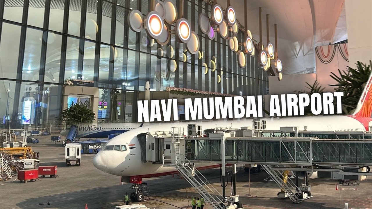 An Unfinished Airport? Flying from Navi Mumbai International Airport. India's Brand New Airport