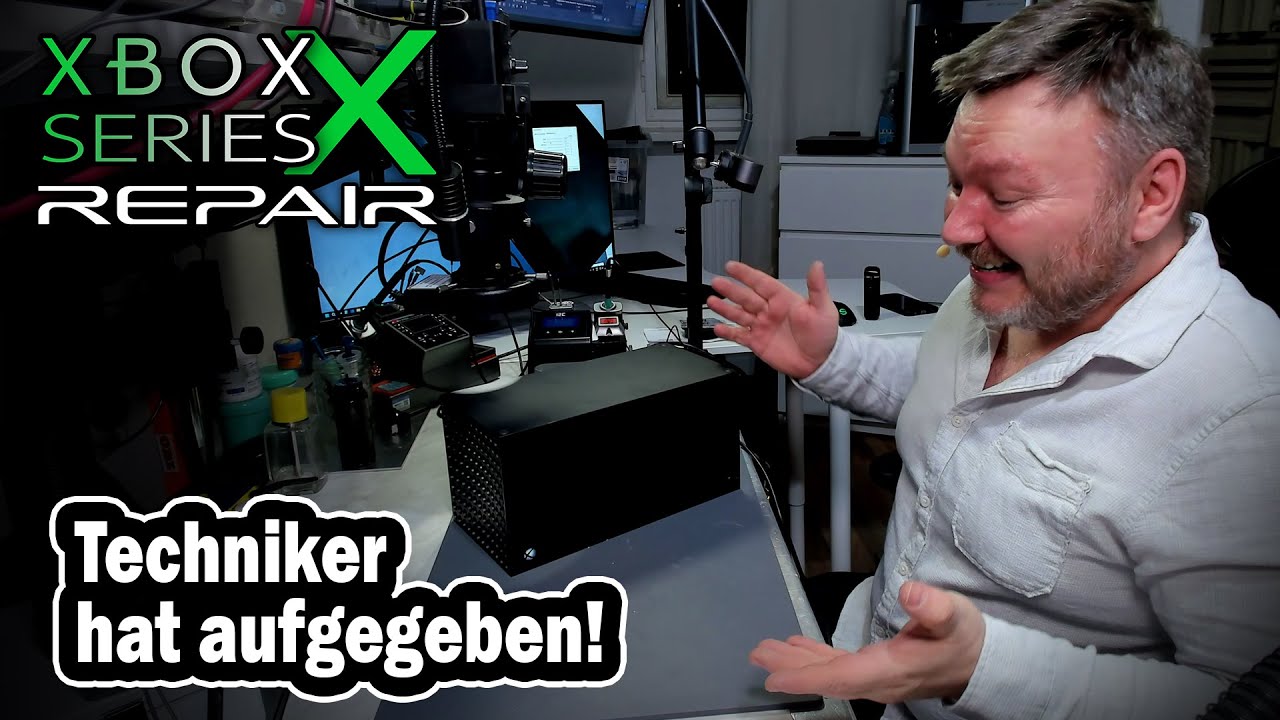 XBOX Series X Repair | Techniker hat aufgegeben, Gerät startet nicht! | PCB Solder Berlin