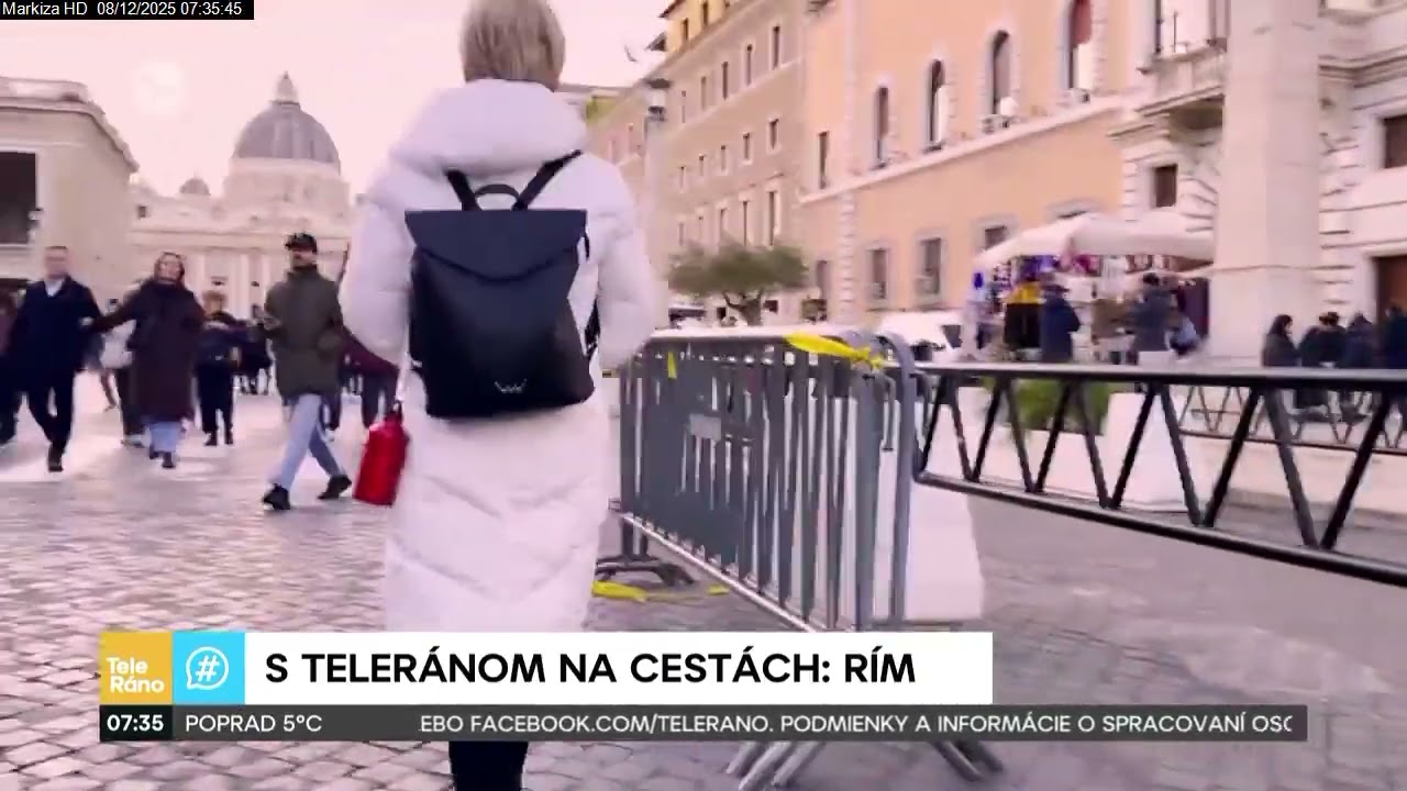 Teleráno 8.12.2025 | SATUR: Kvetka v adventnom Ríme a jeho najkrajšie zákutia