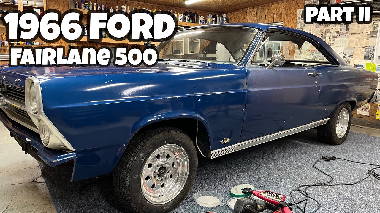 Trailer Park Find 1966 Ford Fairlane 500. The Work Continues!