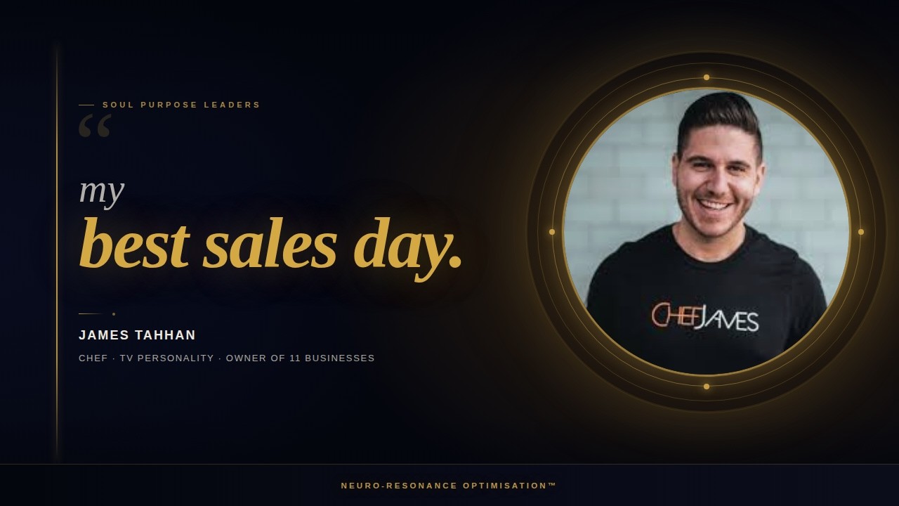 James Tahhan: &ldquo;After One Session We Had Our Best Sales Day&rdquo;