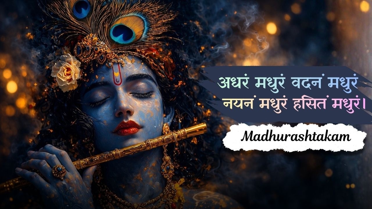 अधरं मधुरं वदनं मधुरं | Madhurashtakam | Krishna Bhajan | Very Powerful Krishna Mantra