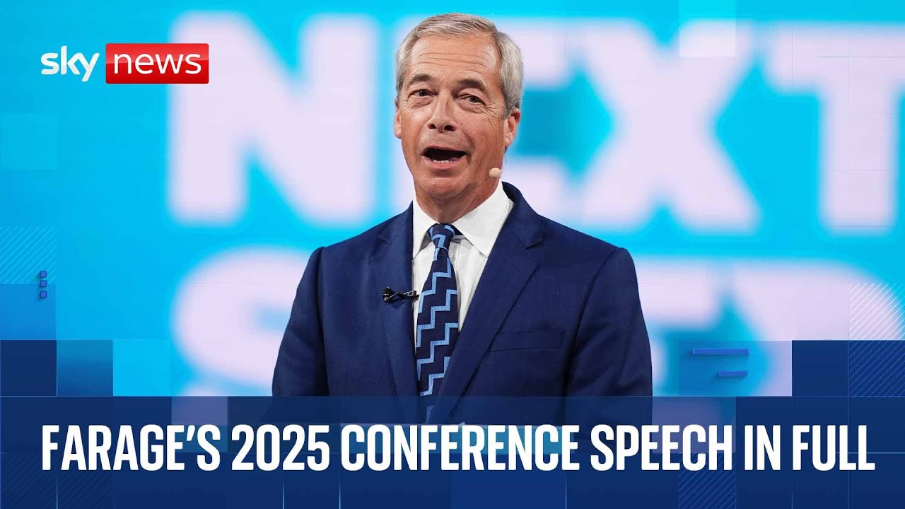 Nigel Farage addresses Reform conference 2025 | Watch in full