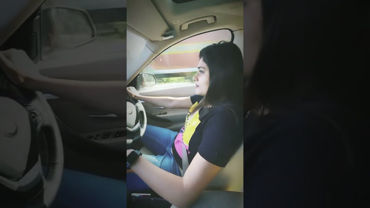 Alina padikkal driving to BMW#alinapadikkal#shorts#reels
