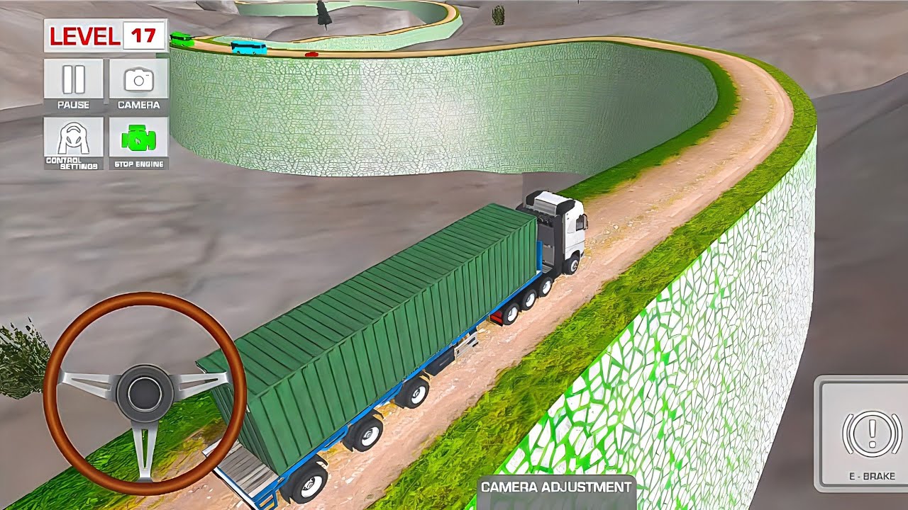 Death Road Truck Simulator Level 17 Transport Container 