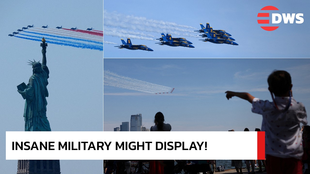 US Military Might Show: Insane 4th Of July Jet Flyovers In Washington DC! | DWS News | AQ14