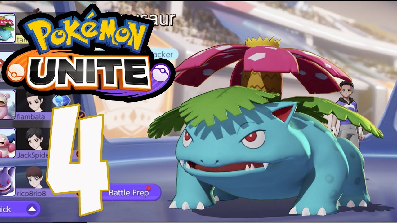 Pokemon Unite - Gameplay Walkthrough part 4 - Venusaur(Android ,iOS ,Nintendo Switch)