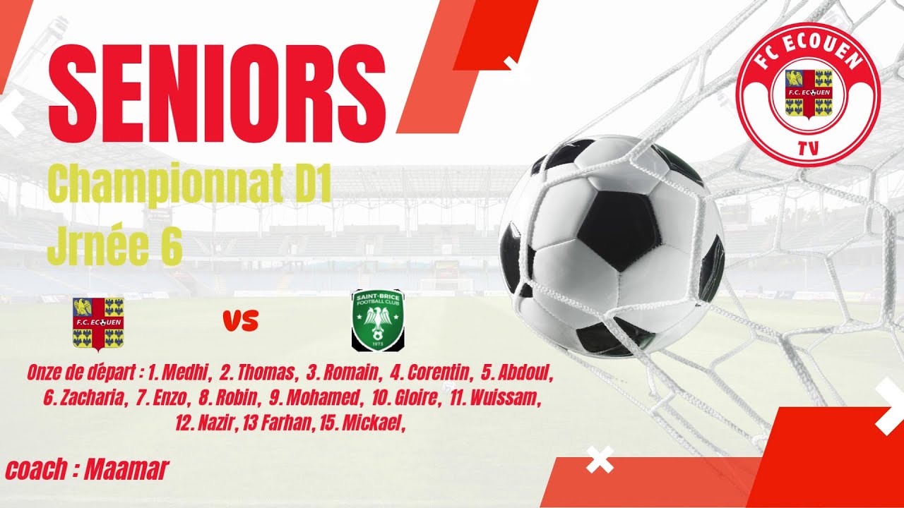 SENIORS VS ST BRICE CHAMPIONNAT D1