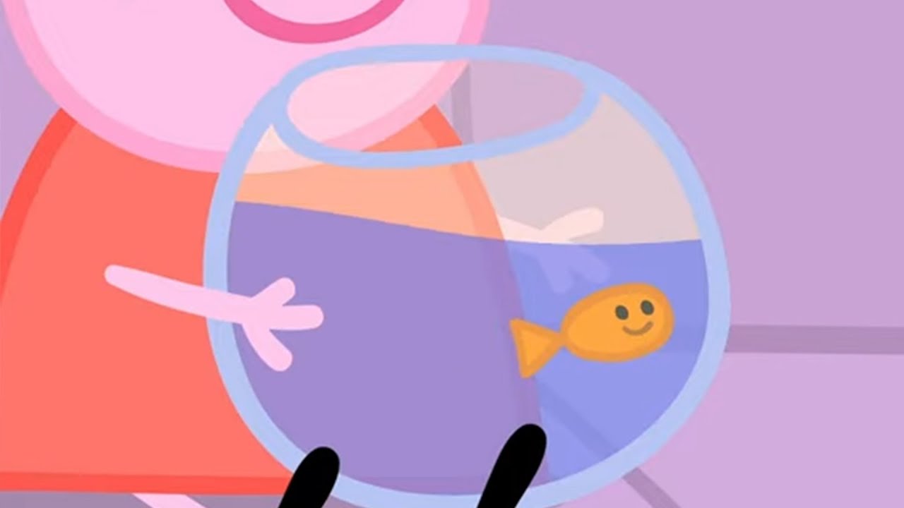 Peppa Gris | fisken Goldie | Tegnefilmer for barn