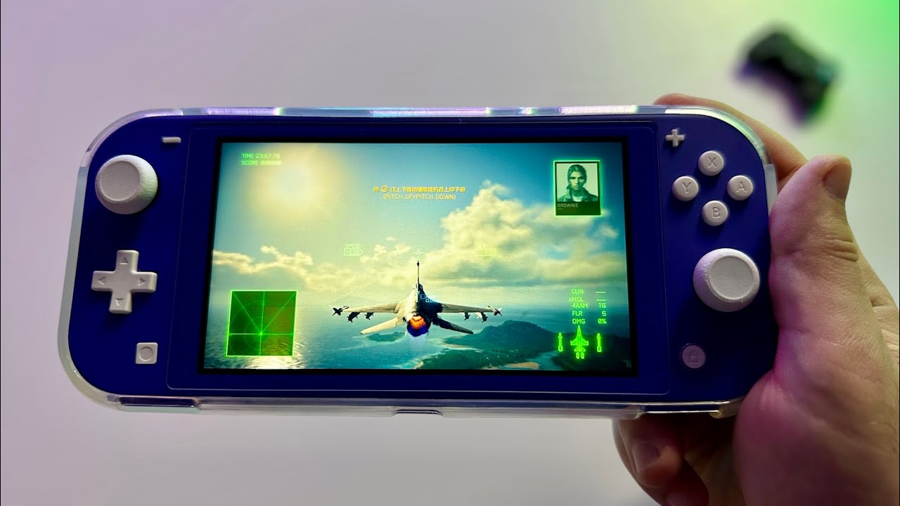 Ace Combat 7: Skies Unknown | Nintendo Switch Lite handheld gameplay | Switch Lite