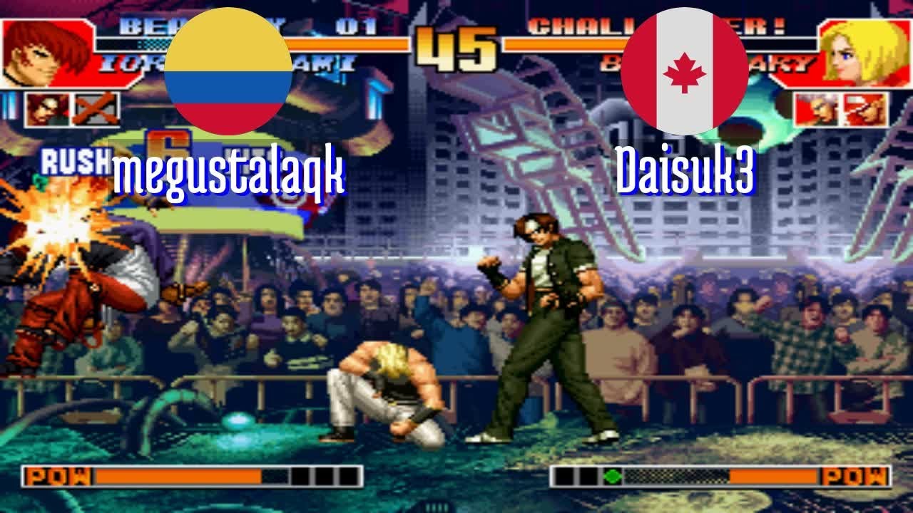FT5 @kof97: megustalaqk (CO) vs Daisuk3 (CA) [King of Fighters 97 Fightcade] Feb 22