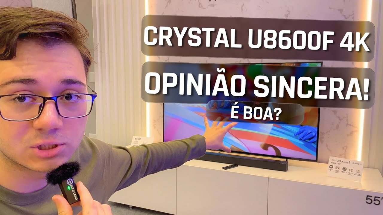 Samsung Smart TV Crystal UHD 4K U8600F | É BOA? VALE A PENA? - Entenda Tudo!