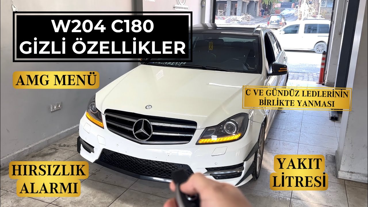2012 C180 Gizli Özellik Aktivasyonu