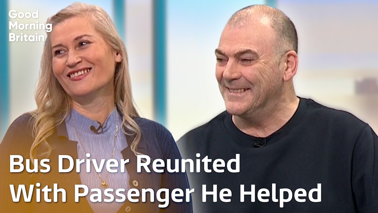 Hero bus driver reunited with passenger he helped