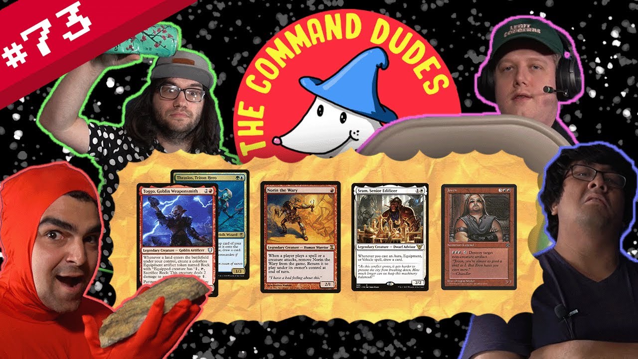 Toggo/Thrasios vs Norin vs Sram vs JOVEN | The Command Dudes #73 | Magic: the Gathering EDH Gameplay