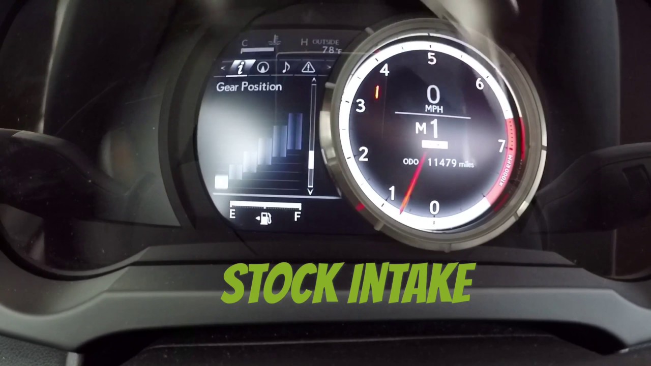 Lexus is250 f sport aem cold air intake