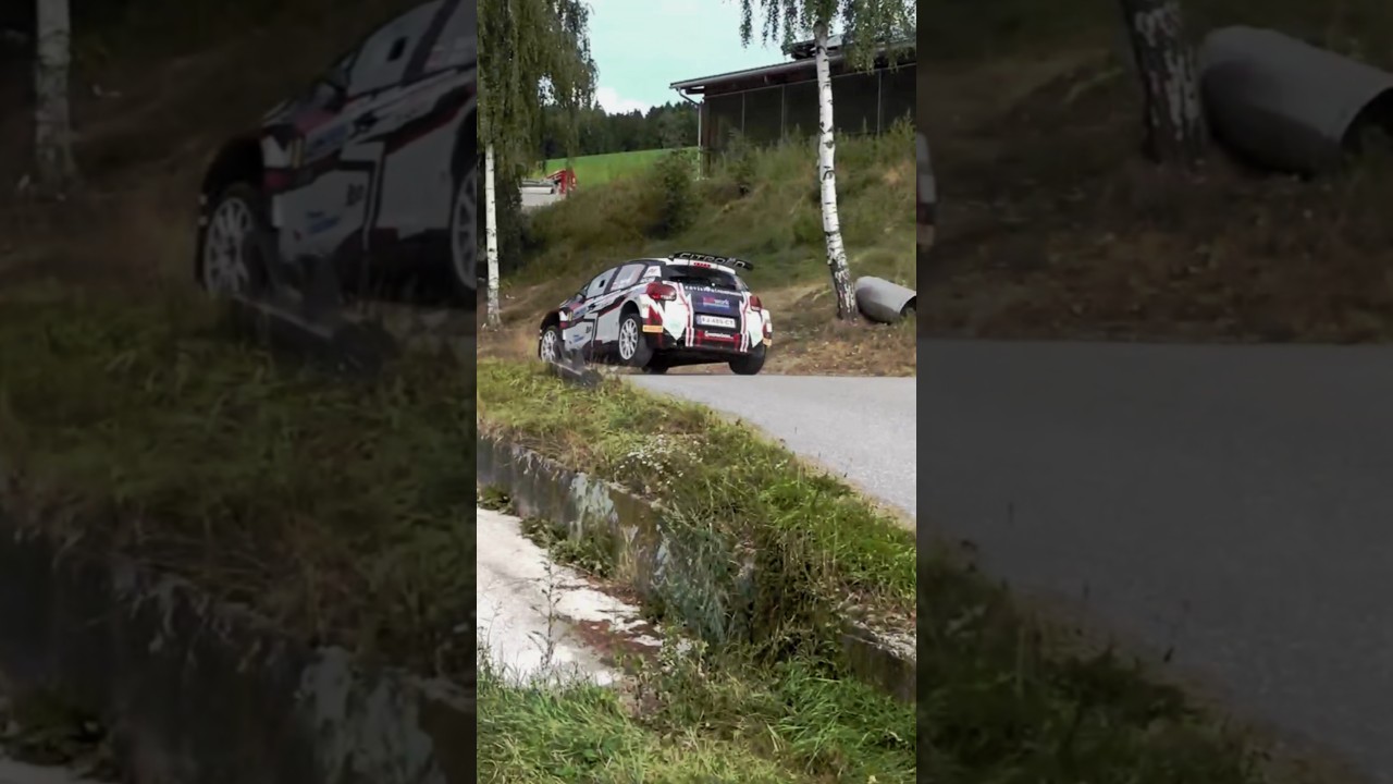 Luca Waldherr full send at 1000 H&uuml;gel Rally 2025! 💯🔥 #rallye #rally #&ouml;rm #1000h&uuml;gelrallye #rallycar