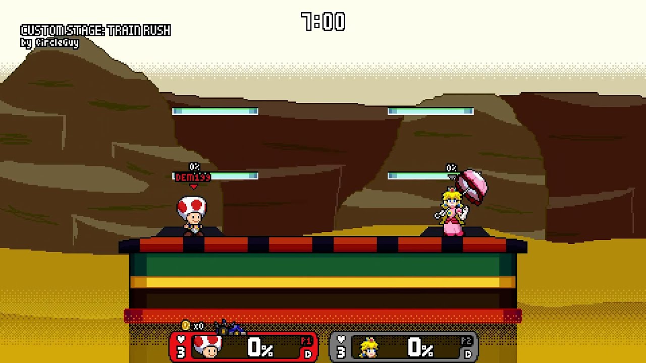 Rivals of Aether - Toad vs Peach (Level 9 CPU)
