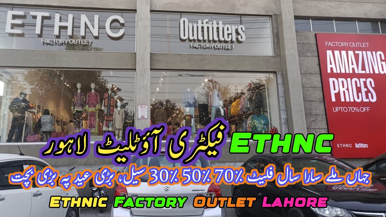 Ethnic Factory Outlet Lahore | Flat 70% 50% Sale on 3 pc 2 pc, Cords set, Shirts, Western outfits