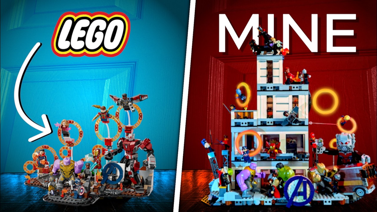BEATING Lego at Their OWN GAME! (Avengers ENDGAME Diorama)