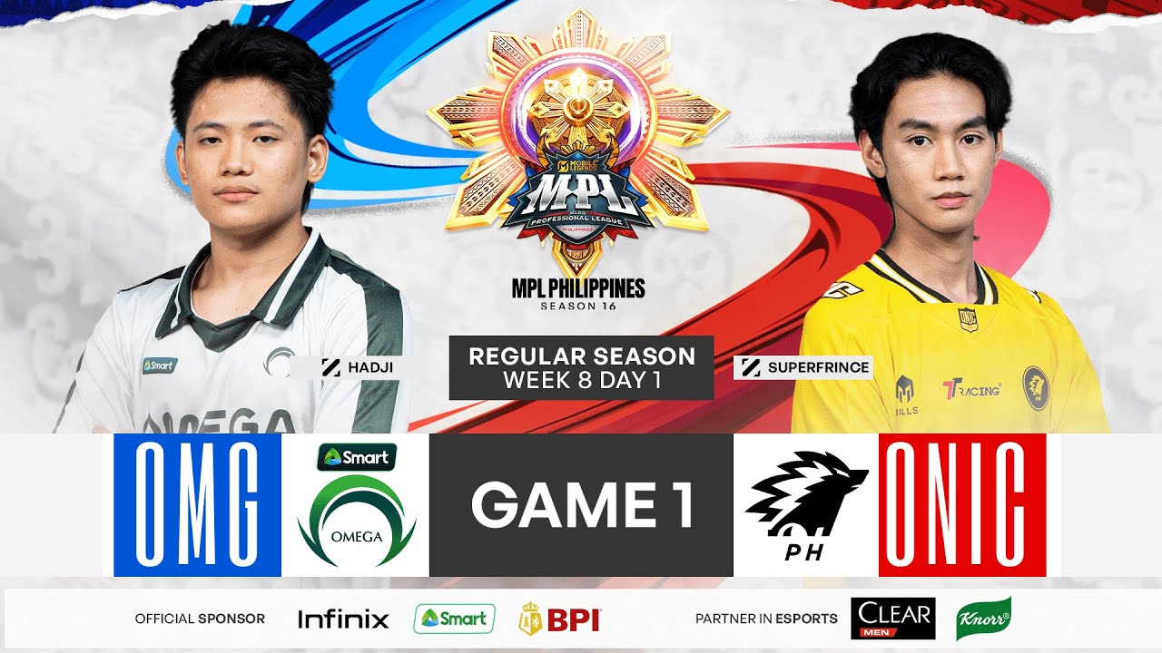 MPL PH S16 - W8D1 - OMG VS ONIC GAME 1