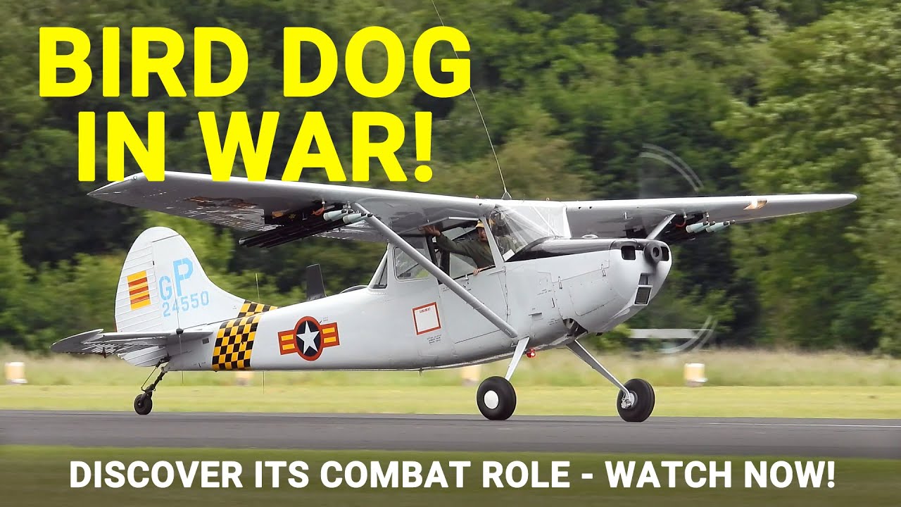 Cessna O-1 Bird Dog Takeoff, Demo & Landing – Cosford Airshow 2025