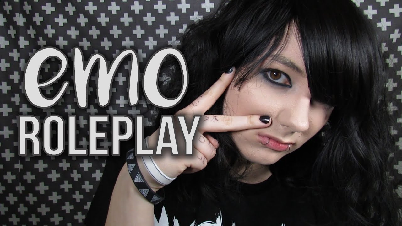 ASMR Emo Roleplay 💀 Dyeing & Trimming Hair | Whisper Lyrics | Personal Attention
