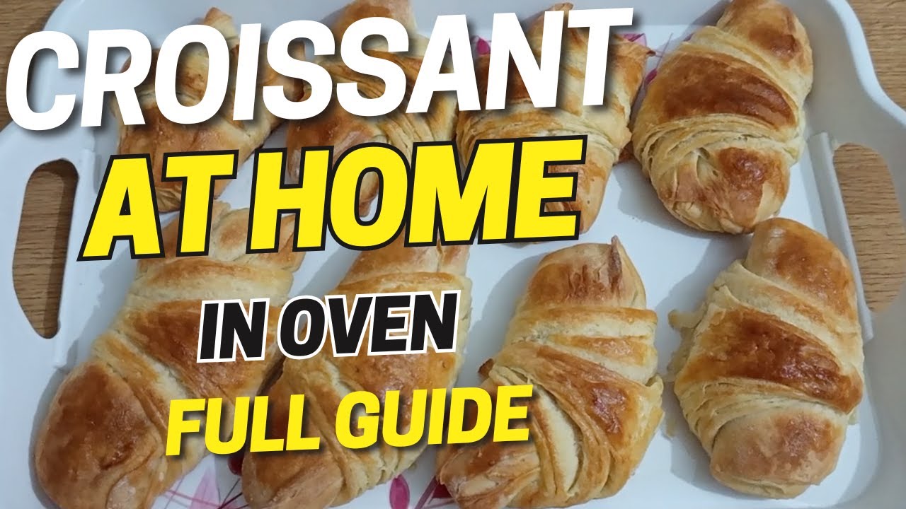 Croissants Baking in Oven | Easy Flaky Croissants Recipe | آسان اور پرت دار کروسون گھر پر بنائیں
