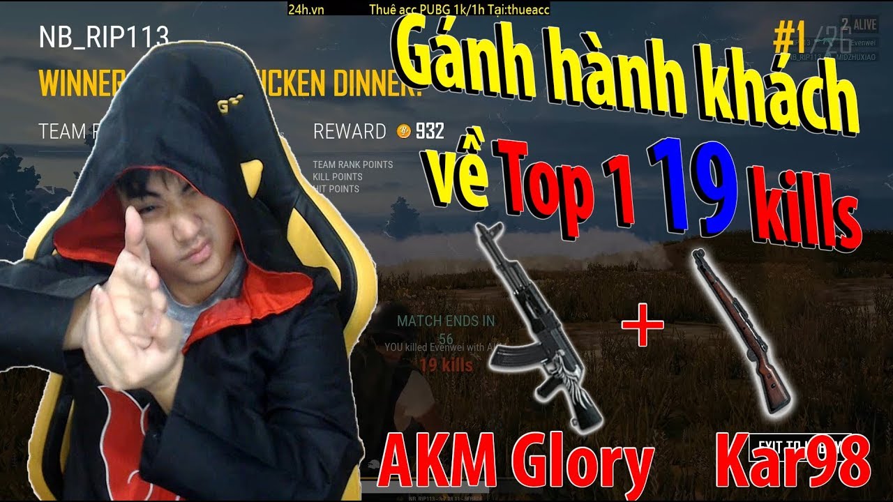 RIP113 bán thân kiếm tiền và hoàn thành nhiệm vụ #2 l TOP 1 19 kills
